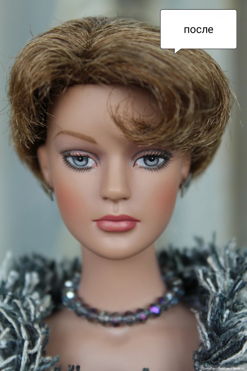 Завивка кукол с волосами из сарана - SvetaDav