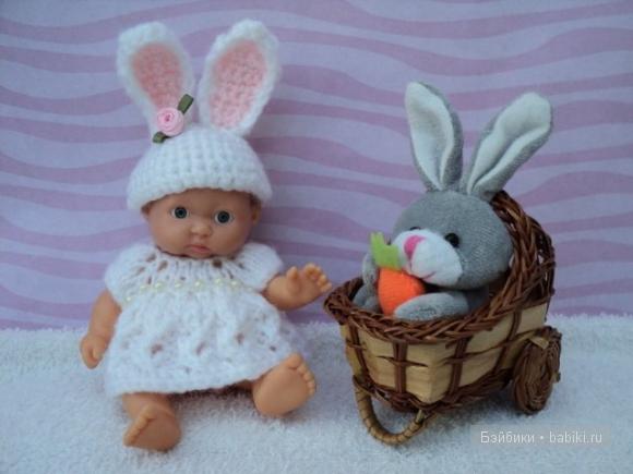 одежда для кукол Berenguer - пасхальный зайчик