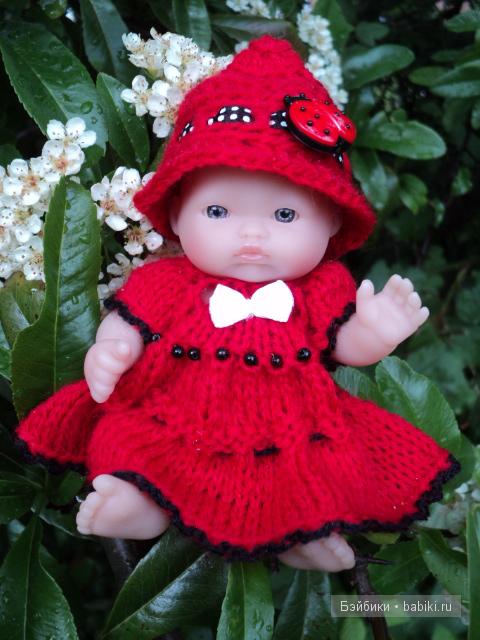 одежда для кукол Berenguer - божия коровка