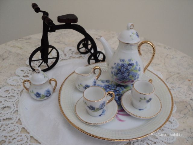 Кукольные чаепития. Миниатюра для кукол - еда и посуда (фото 5)