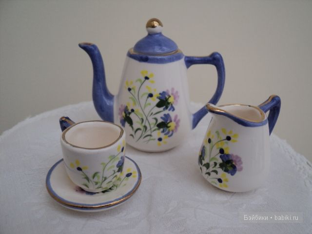 Кукольные чаепития. Миниатюра для кукол - еда и посуда (фото 7)