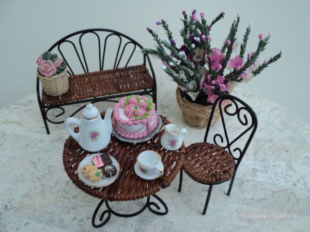 Кукольные чаепития. Миниатюра для кукол - еда и посуда (фото 4)