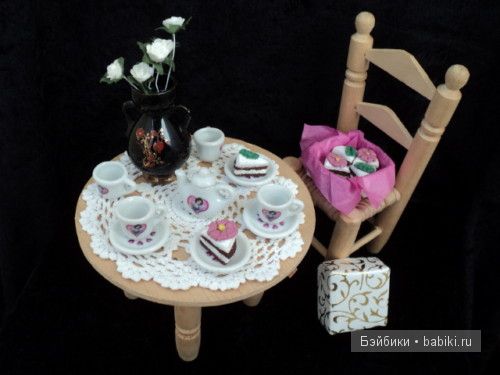 Кукольные чаепития. Еда и посуда для кукол