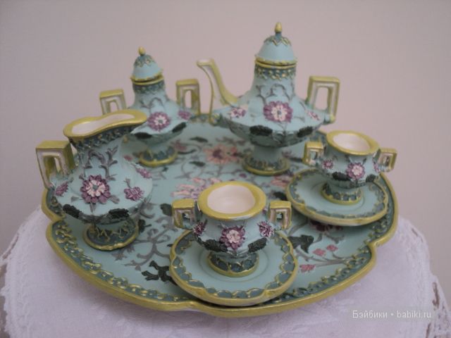 Кукольные чаепития. Миниатюра для кукол - еда и посуда (фото 9)