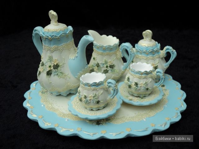 Кукольные чаепития. Миниатюра для кукол - еда и посуда