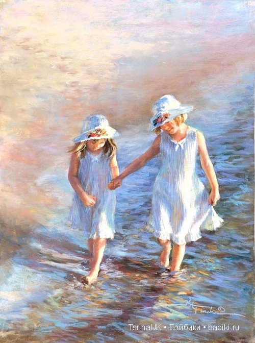 Светлый мир детства в картинах Kathryn Andrews Fincher. Дети на картинах (фото 5)