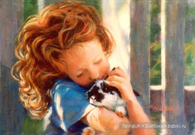 Светлый мир детства в картинах Kathryn Andrews Fincher. Дети на картинах (фото 3)