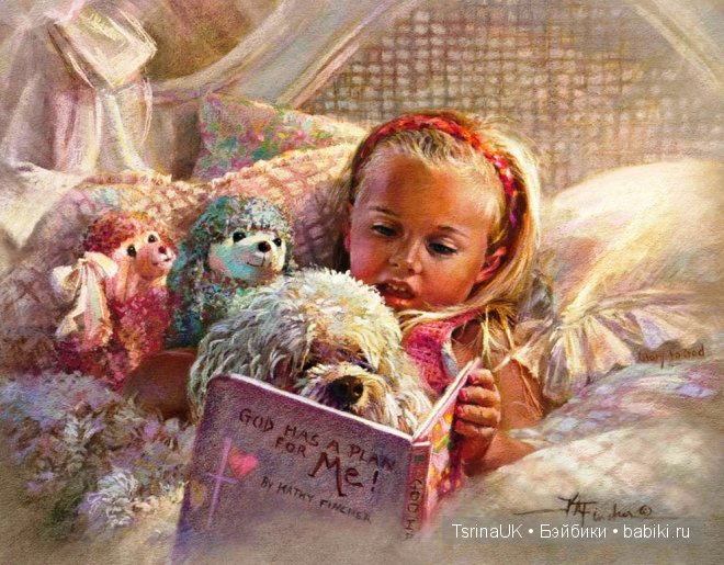 Светлый мир детства в картинах Kathryn Andrews Fincher. Дети на картинах