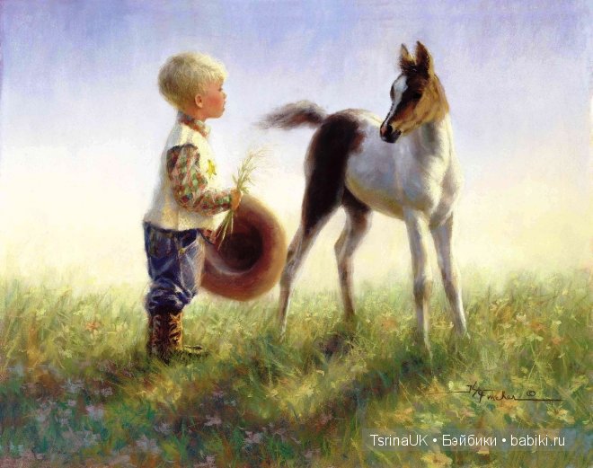 Светлый мир детства в картинах Kathryn Andrews Fincher. Дети на картинах