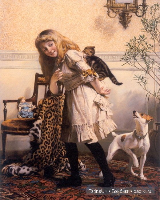 Дети и собаки английского живописца Чарльза Бартона Барбера (фото 6)