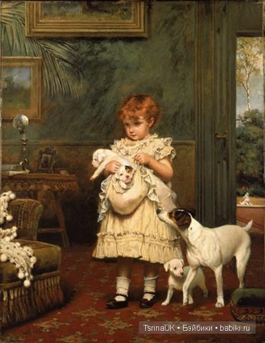 Дети и собаки английского живописца Чарльза Бартона Барбера (фото 10)