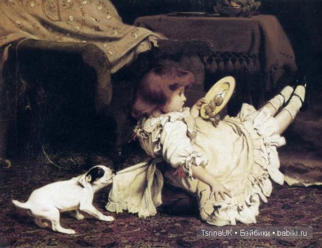 Дети и собаки английского живописца Чарльза Бартона Барбера (фото 5)