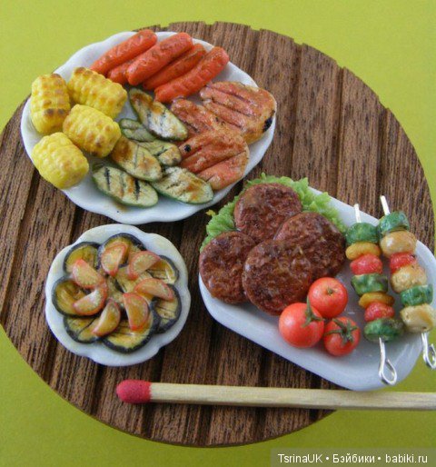 Миниатюрные копии еды Шайя Аарона