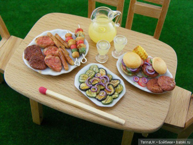 Миниатюрные копии еды Шайя Аарона