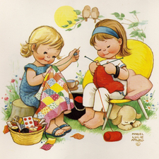 Цикличность времени: календарь от английской художницы Mabel Lucie Attwell