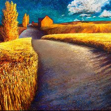 Айрис Скотт - художница, рисующая пальцами