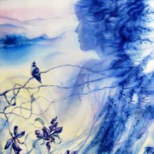 Шёлковая живопись Олены Королюк