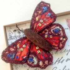 Потрясающие текстильные насекомые от Heather Everitt