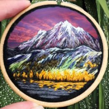 Восхитительные пейзажи из ниток