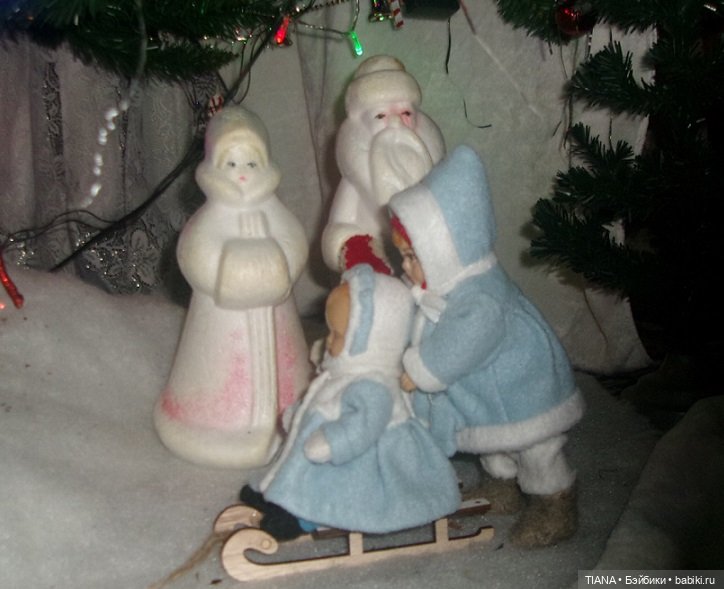 Саночки. Снеговик. Маленькая прогулка (фото 2)