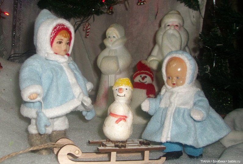 Саночки. Снеговик. Маленькая прогулка (фото 6)