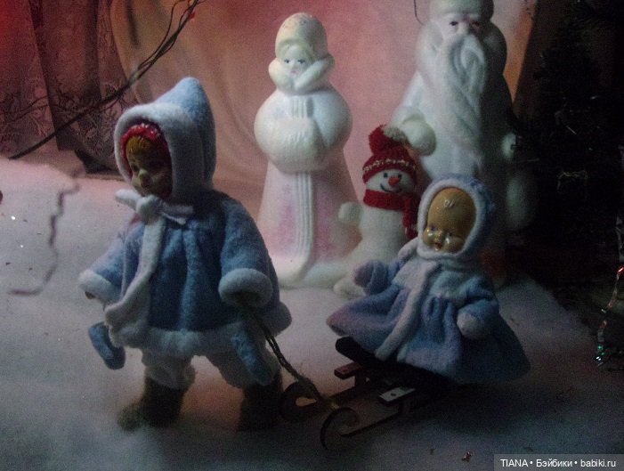 Саночки. Снеговик. Маленькая прогулка (фото 7)