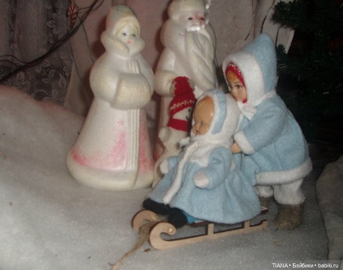 Саночки. Снеговик. Маленькая прогулка (фото 3)