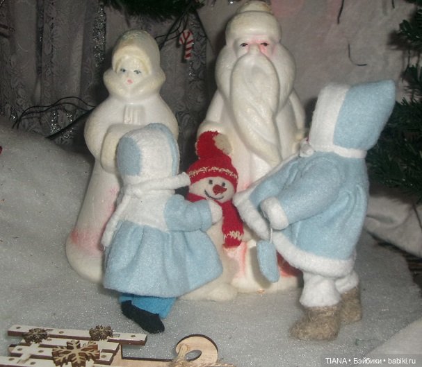 Саночки. Снеговик. Маленькая прогулка (фото 4)