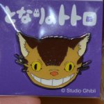 Брошь мордочка Котобуса (face) SP03 из мультфильма «Мой сосед Тоторо» Studio Ghibli.