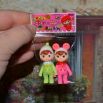 Nakayoshi Charmy-chan комплект пупсов для куколок в ретро стиле - 2 шт. (розовый и салатовый).