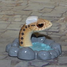Змея Tibet hot spring snake из серии "Рептилии" №1