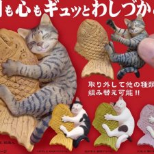 Котики гасяпоны с рыбкой