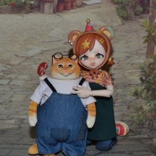 Толстый котик в очках B