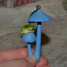 Ikimon Gashapon подвеска "Гриб и лягушка" №4