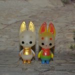 Лисички Kogitsune из мягкого винила