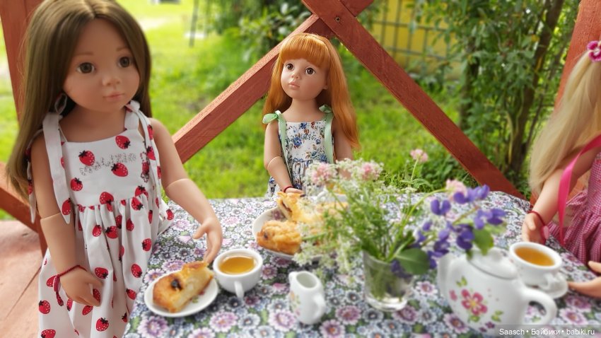 "Посиделки на веранде..." Мои оленятки от Gotz | Бэйбики "Посиделки на веранде..." Мои оленятки от Gotz (фото 5)