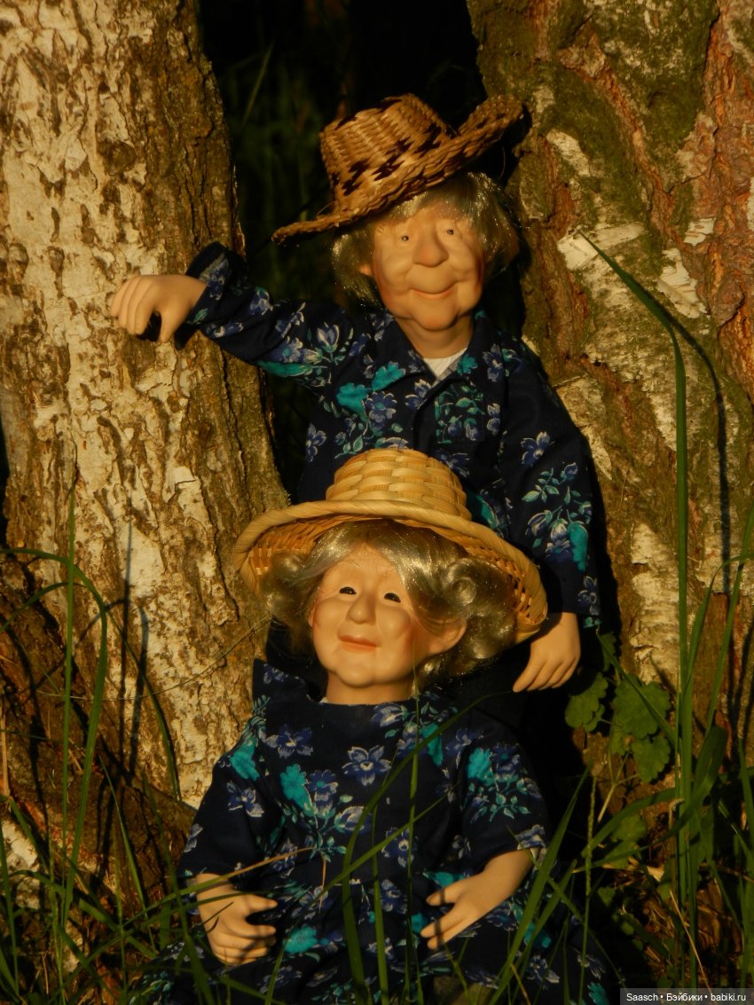 Лето в деревне. Бабушка и дед Костика Валеник