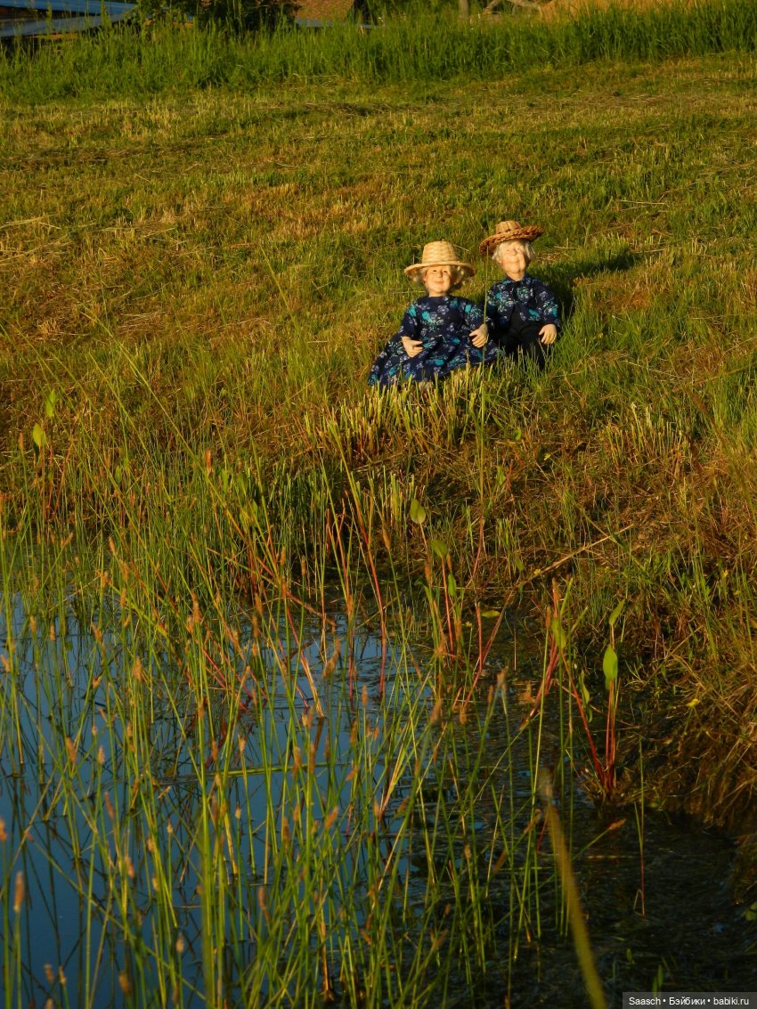 Лето в деревне. Бабушка и дед Костика Валеник
