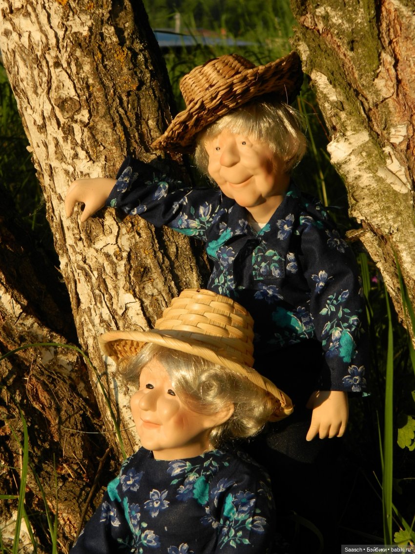 Лето в деревне. Бабушка и дед Костика Валеник