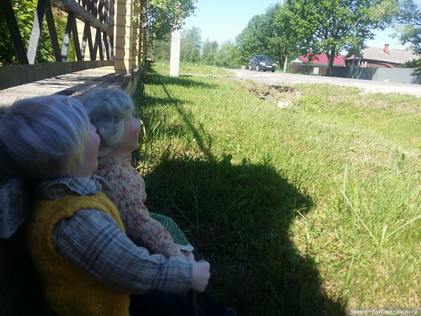 Лето в деревне. Бабушка и дед Костика Валеник