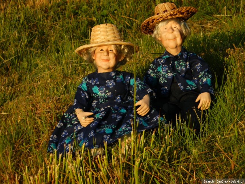 Лето в деревне. Бабушка и дед Костика Валеник