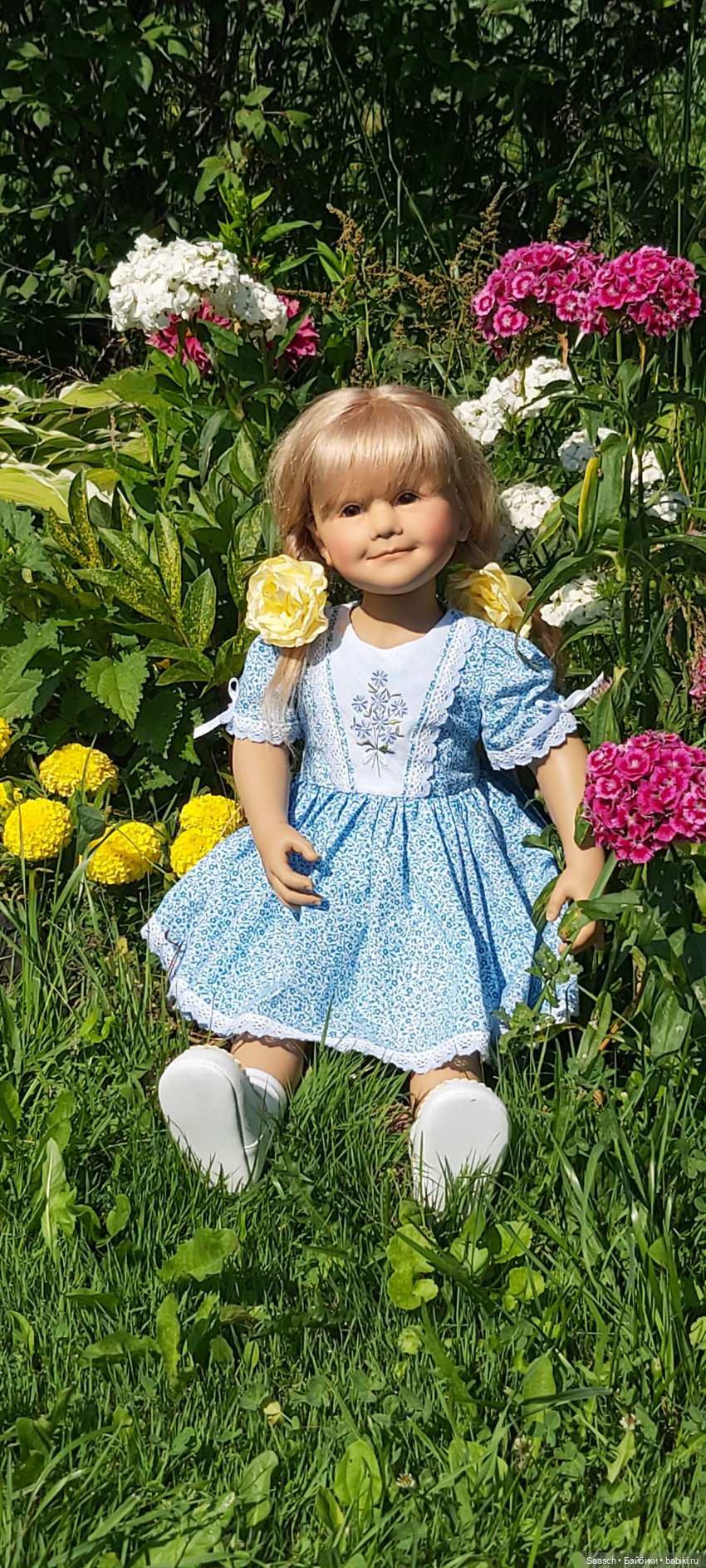 Дженни "незабудка". Первый раз на даче