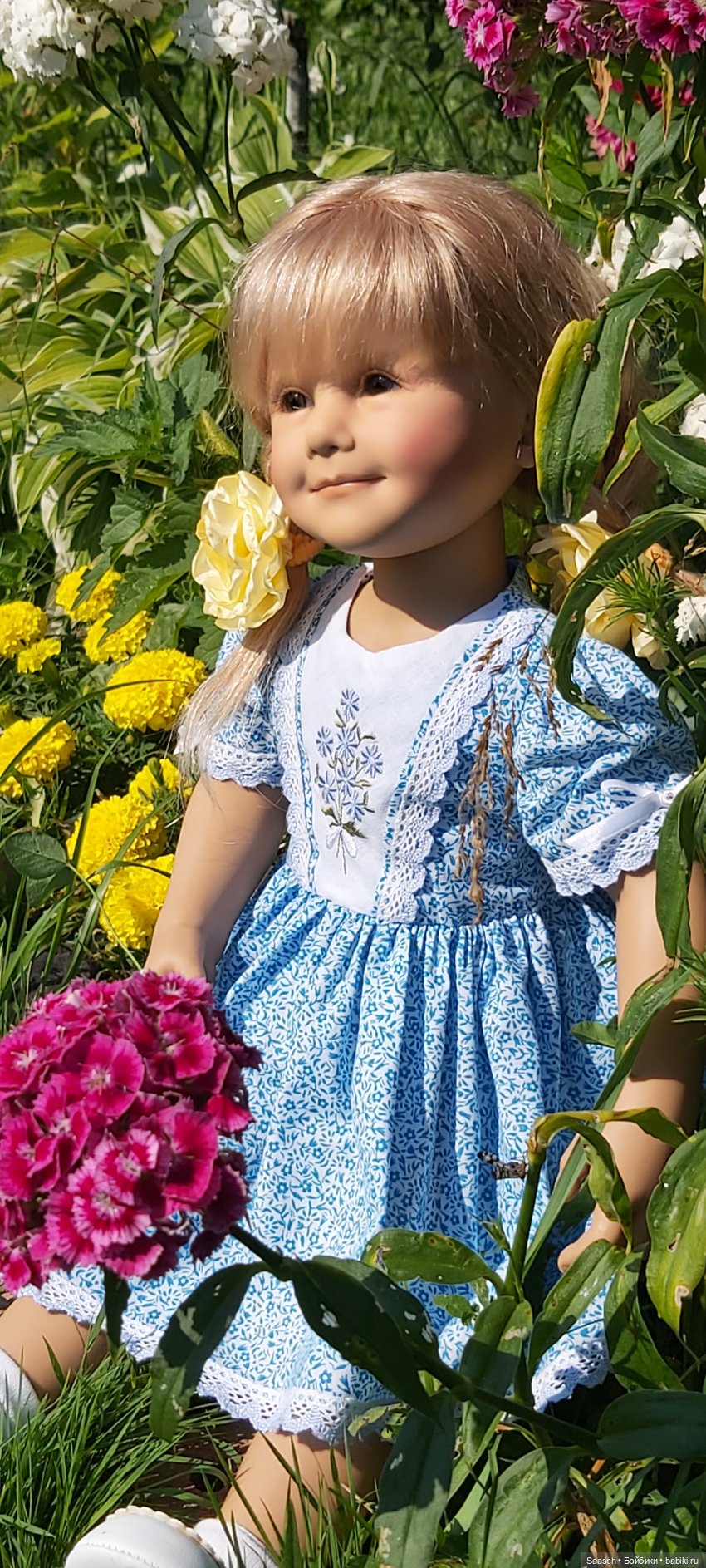 Дженни "незабудка". Первый раз на даче