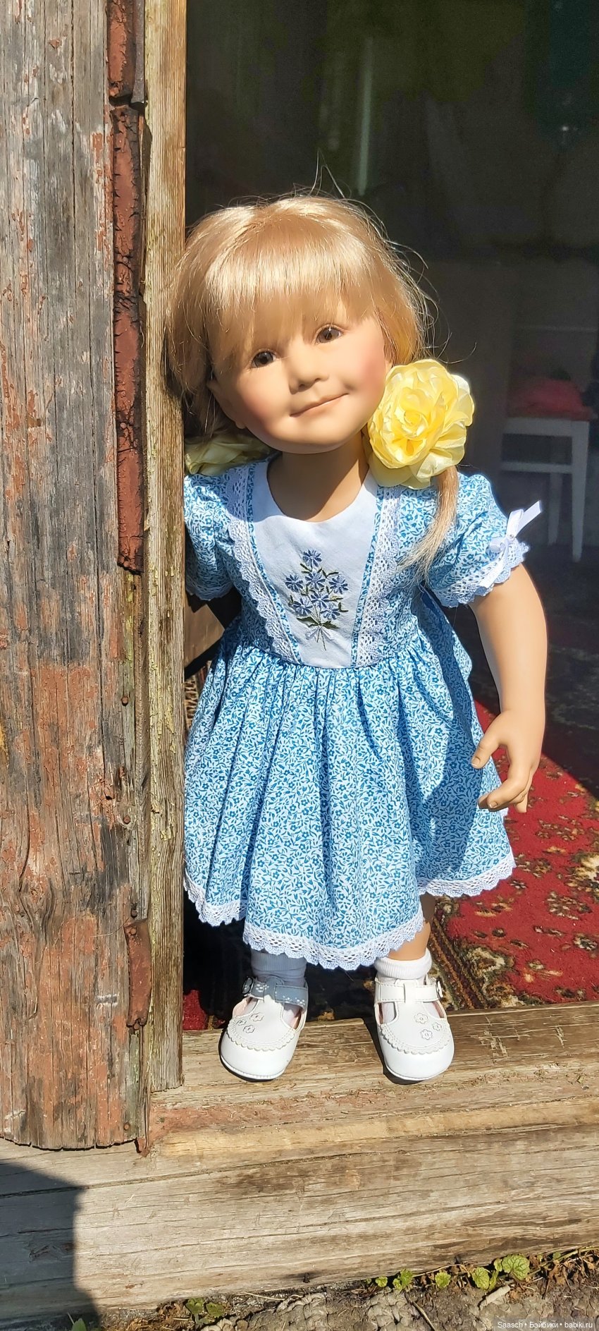 Дженни "незабудка". Первый раз на даче (фото 2)