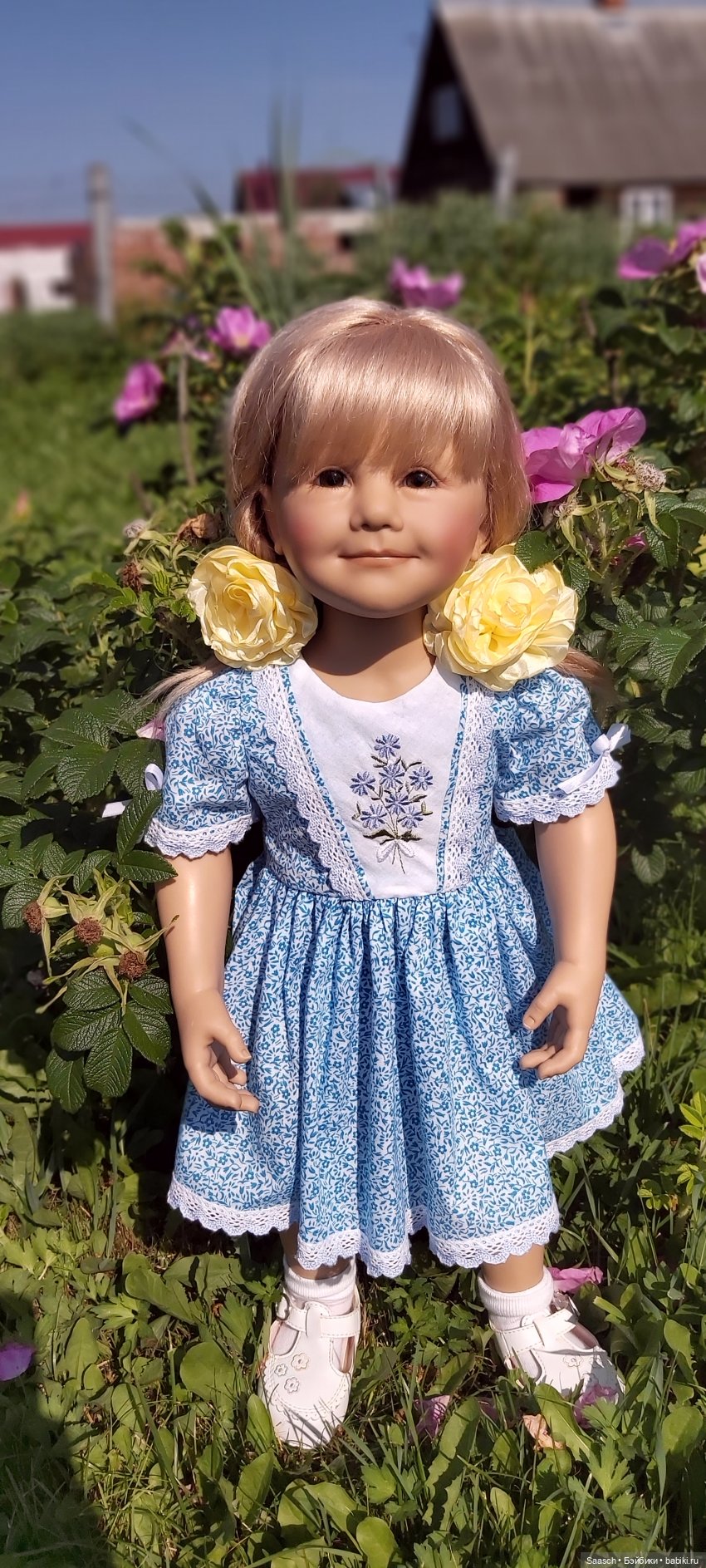 Дженни "незабудка". Первый раз на даче (фото 7)