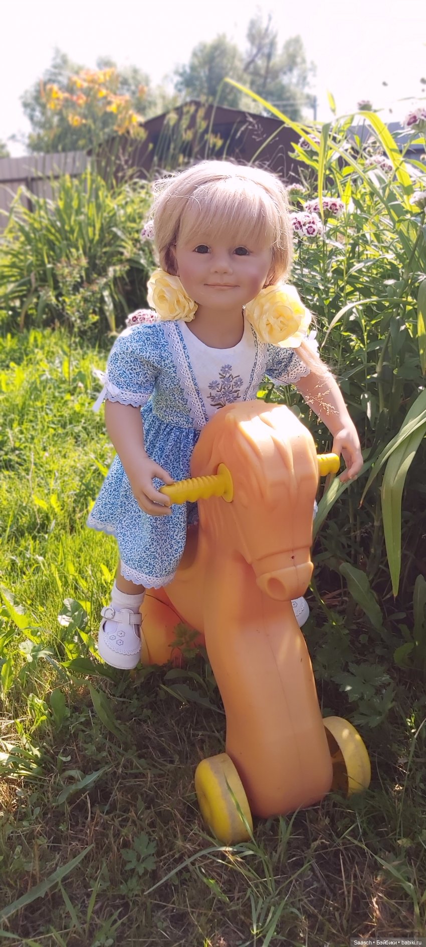 Дженни "незабудка". Первый раз на даче