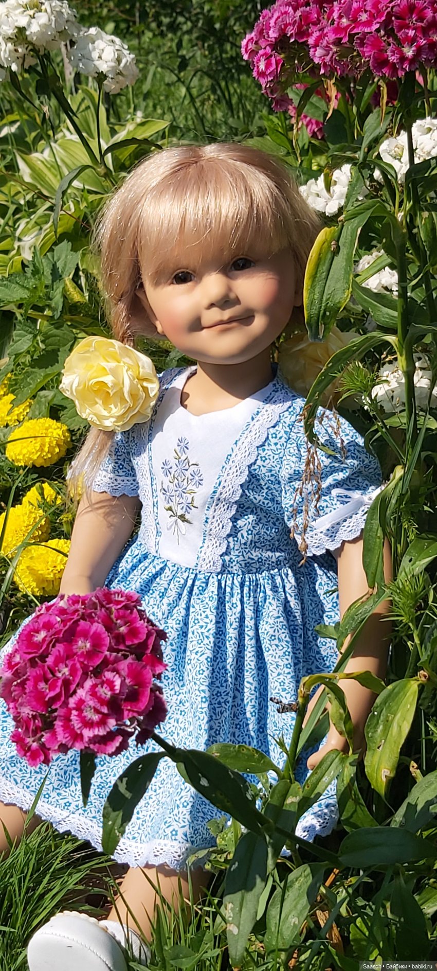 Дженни "незабудка". Первый раз на даче