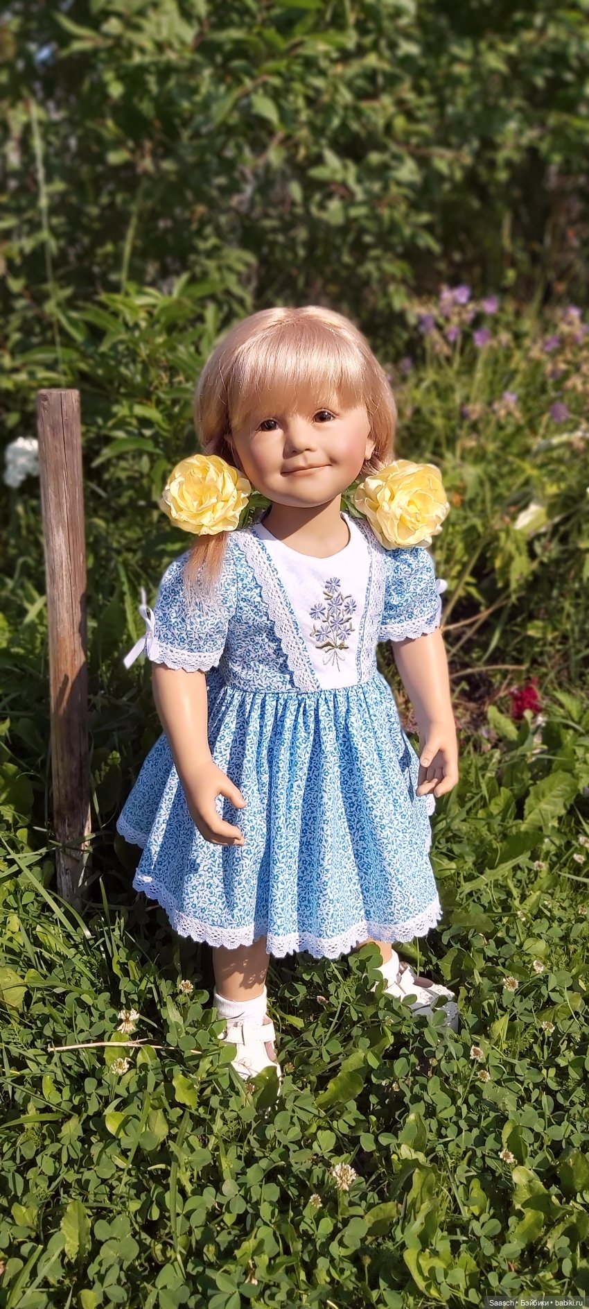 Дженни "незабудка". Первый раз на даче (фото 5)