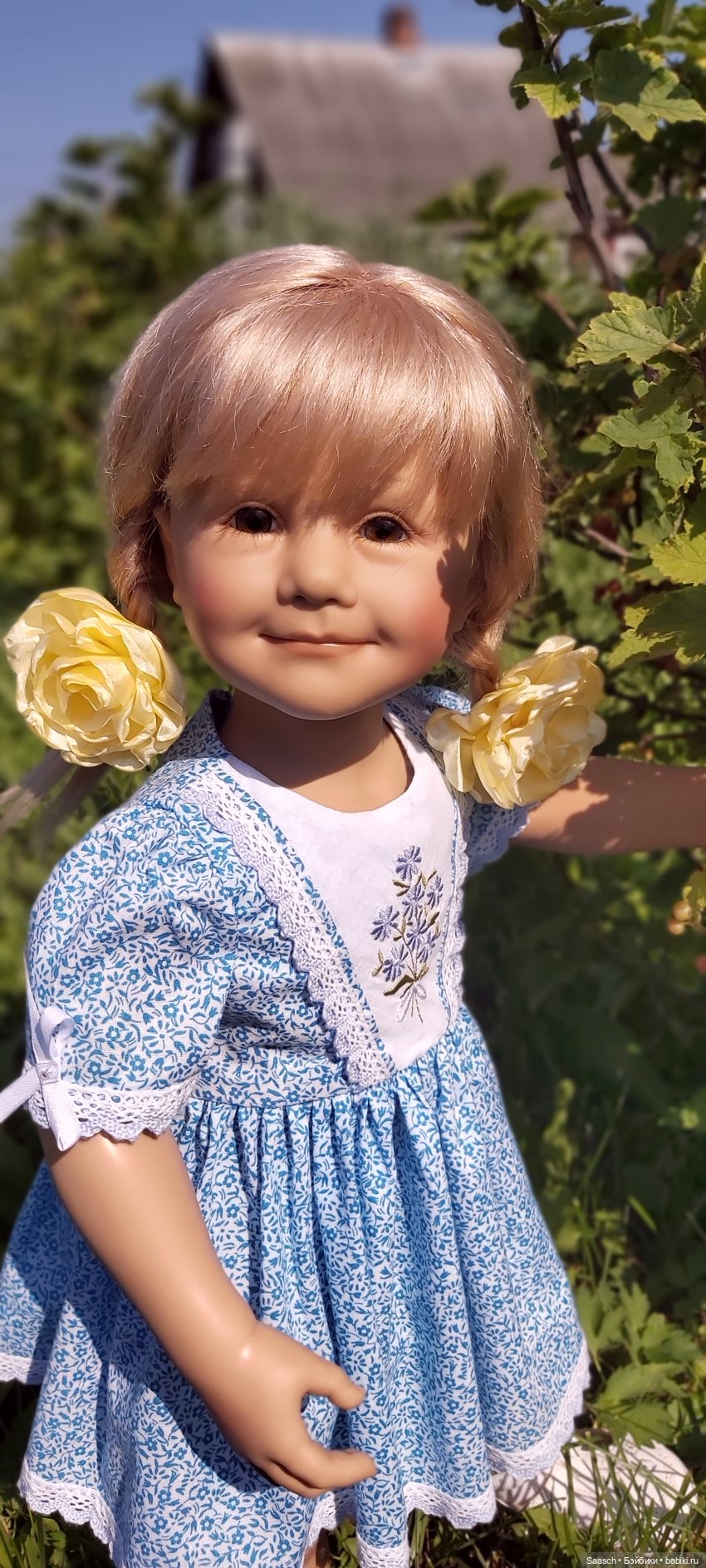 Дженни "незабудка". Первый раз на даче (фото 8)