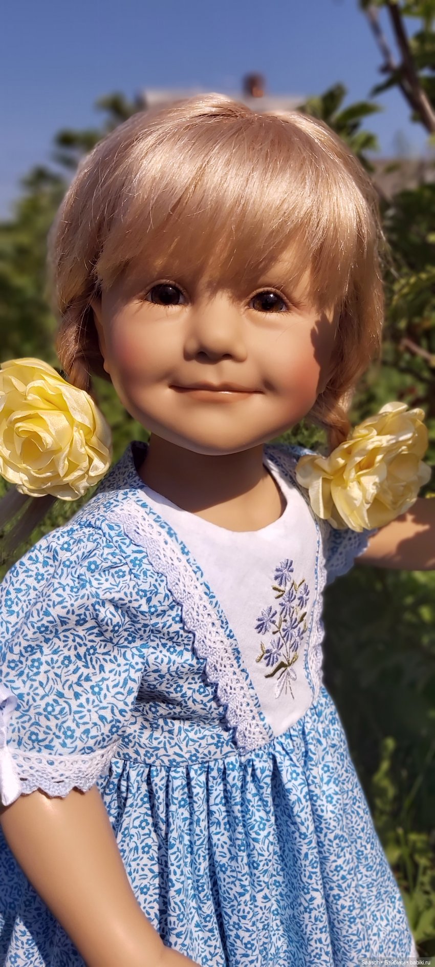 Дженни "незабудка". Первый раз на даче